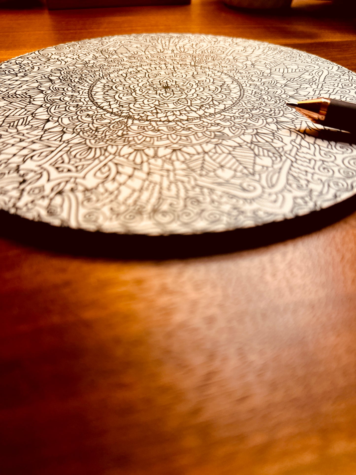 "Elevate" Mouse Pad: Elevate Your Workspace with Mandala Power!