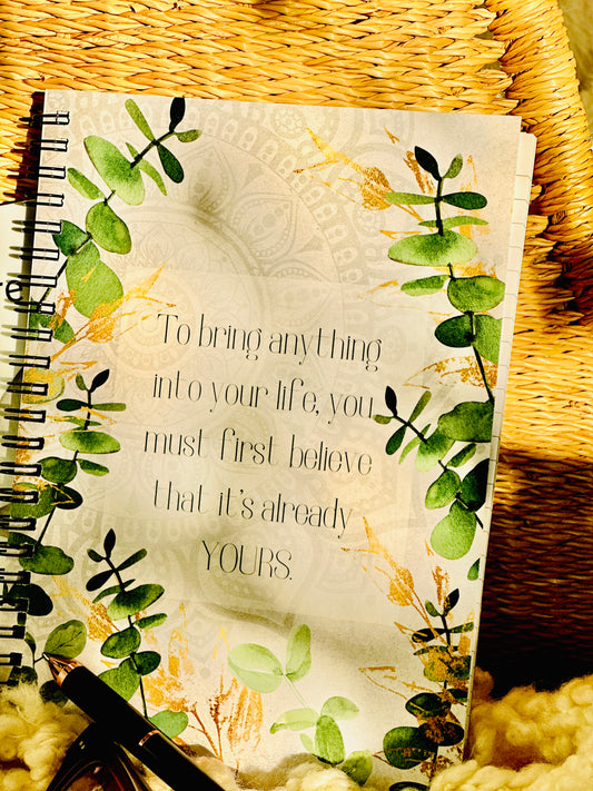 "Believe & Receive" Notebook: Your Daily Dose of Manifestation