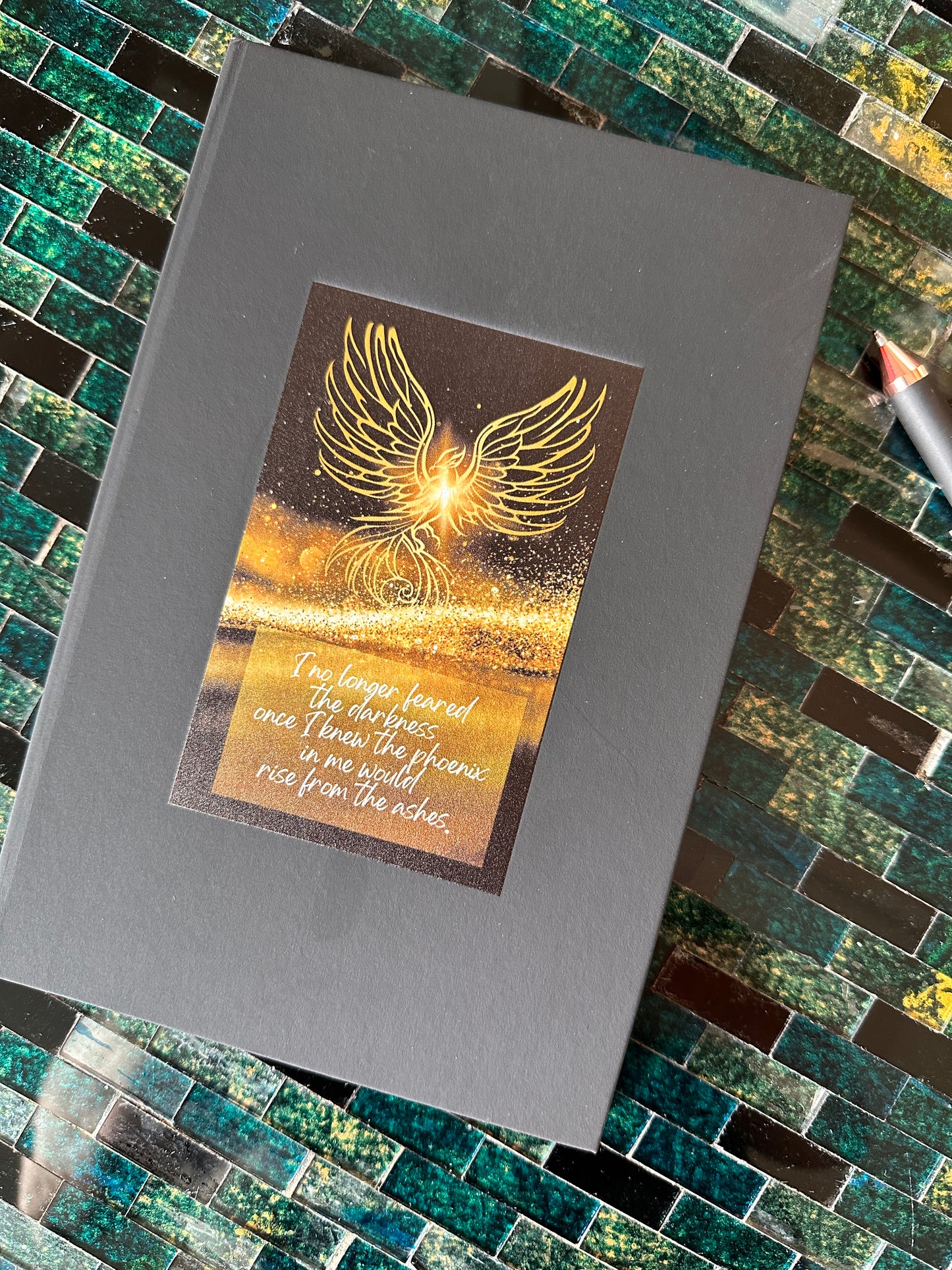 "Phoenix Rising" Notebook - Chronicle Your Journey of Resilience and Triumph